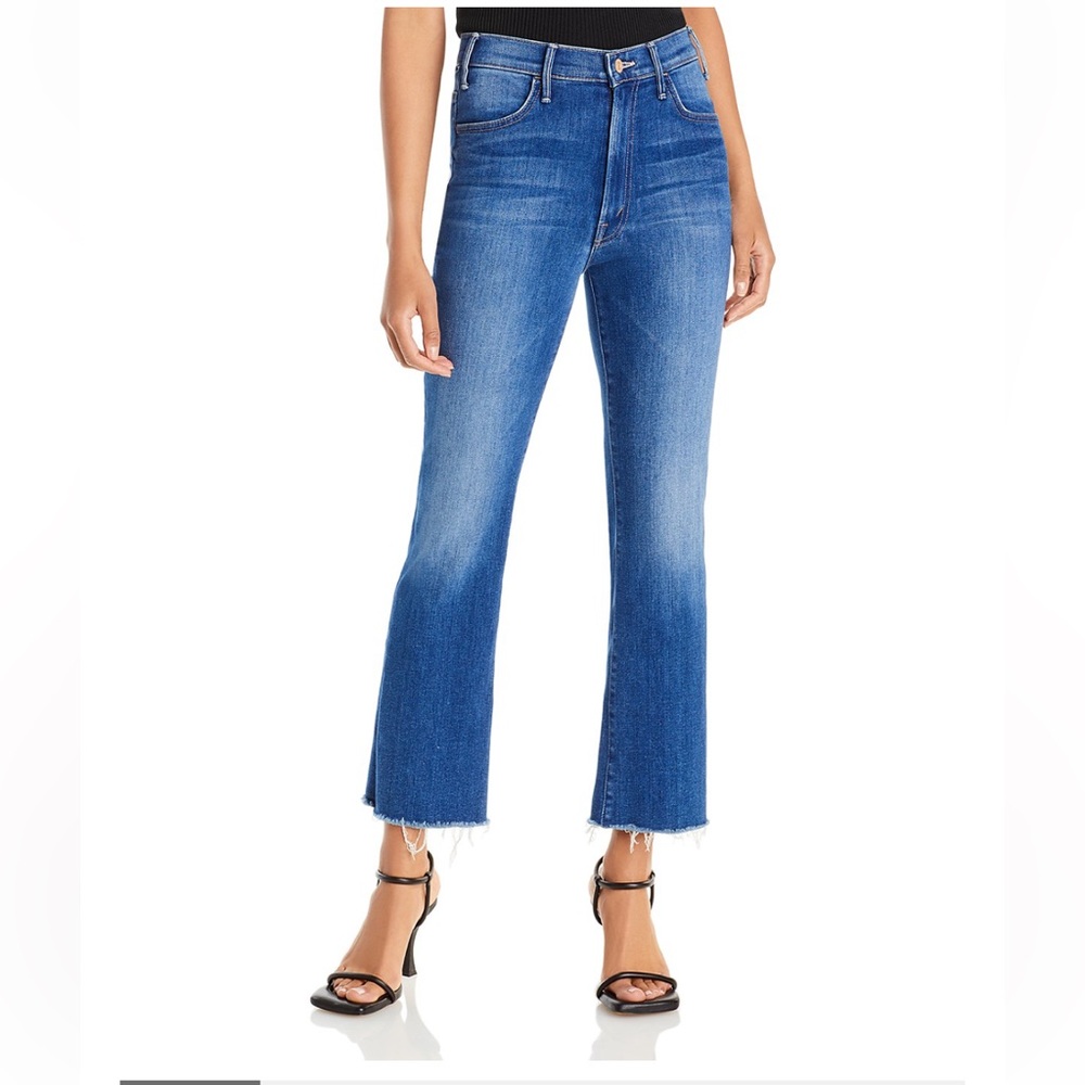 MOTHER The Hustler Ankle Fray Jeans in Balls of Yarn- Size 29